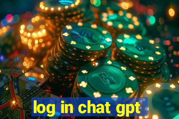 log in chat gpt